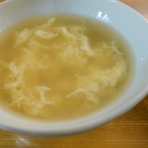 洋風かき玉スープ。